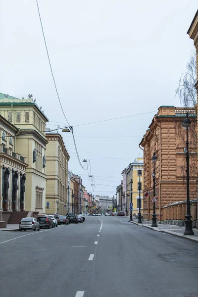 Saint Petersburg Russland März 2020 Leere Straßen Zentrum Der Stadt — Stockfoto
