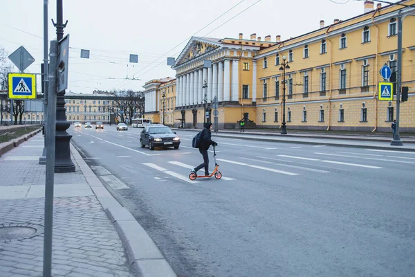 Saint Petersburg Rússia Março 2020 Ruas Vazias Centro Cidade Primeiro — Fotografia de Stock