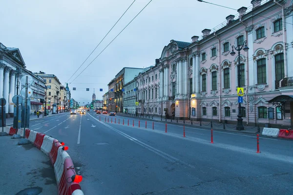 Saint Petersburg Rusland Maart 2020 Lege Stad Dag Van Zelfisolatie — Stockfoto