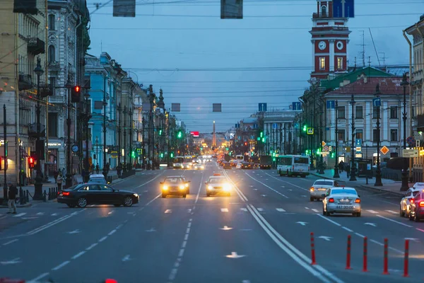 Санкт Петербург Россия Марта 2020 Года Пустой Город День Самоизоляции — стоковое фото
