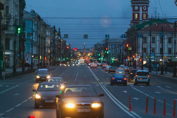 Сен Петерсбург Росія Березня 2020 Порожнє Місто Перший День Самоізоляції — стокове фото