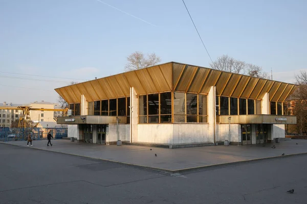 Saint Petersburg Russia April 2020 View Abandoned Akademichekaya Metro Station — Stock Photo, Image