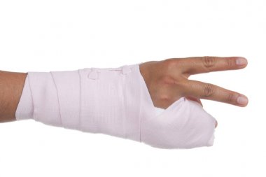 Tahta, kemik, el kırık kırık