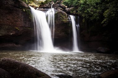 Haew ilgilenmemi şelale Tayland Khao Yai Milli Park