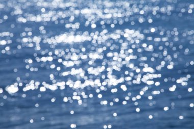 bokeh su deniz üzerinde bulanık arka plan