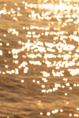 bokeh su deniz üzerinde bulanık arka plan