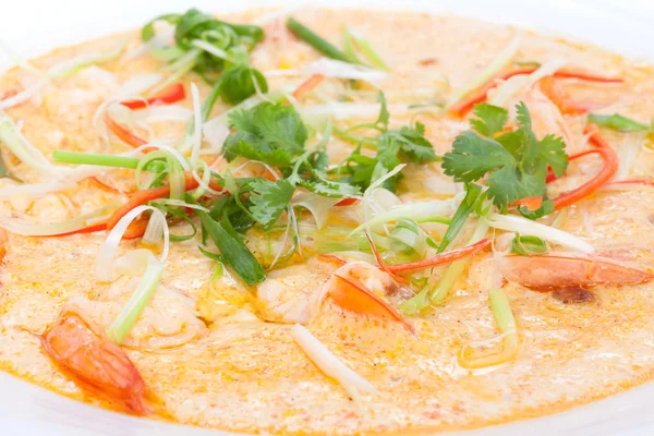 Tay gıda, Poached yumurta karides ile.