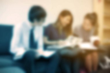 öğrencilerin arka plan u için Toplantı odasında arka plan bulanıklık