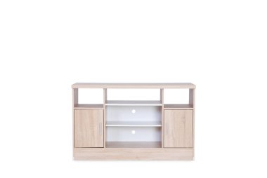 Kopyalama yeri olan beyaz arka plan üzerinde izole giriş açık beyaz gardrop.