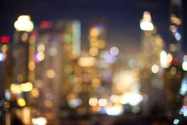 Bulanık arka plan, cityscape üstten görünüm üzerinde.