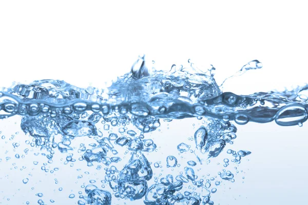 Su beyaz arka plan üzerinde izole kabarcık.