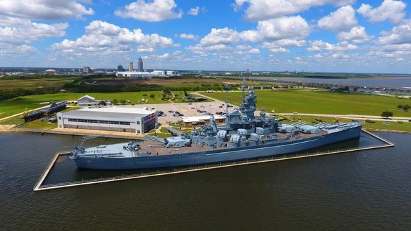 USS Alabama corazzata — Foto Stock