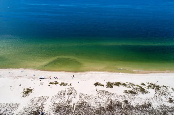 Pensacola Florida Daki Perdido Key Plajının Havadan Görüntüsü — Stok fotoğraf