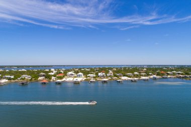 Orange Beach, Alabama 'daki Ono Adası ve Perdido Key Sahili, Florida 