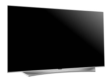 TV, düz ekran lcd plazma, gerçekçi vektör çizim.