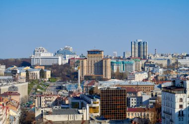 Görünüm Kiev. Ukrayna. Şehir merkezinde