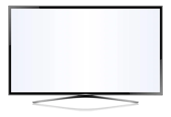 Tv Flachbildschirm LCD Plasma-Vektor Illustration — Stockvektor