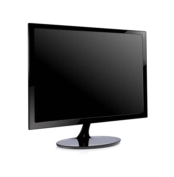 Visualizzazione monitor computer isolato — Vettoriale Stock