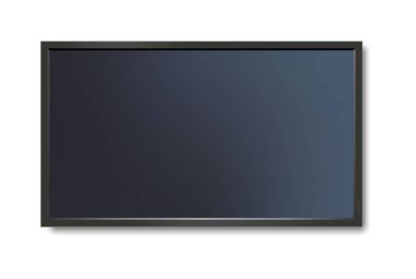 Gerçekçi Tv ekranı. Modern şık lcd panel, led türü. Büyük c