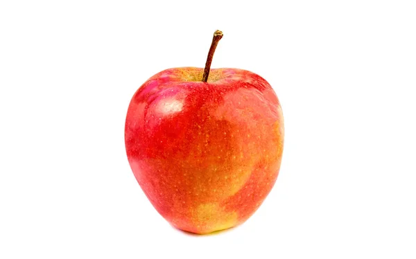 Red apple on white background — Stock Photo, Image