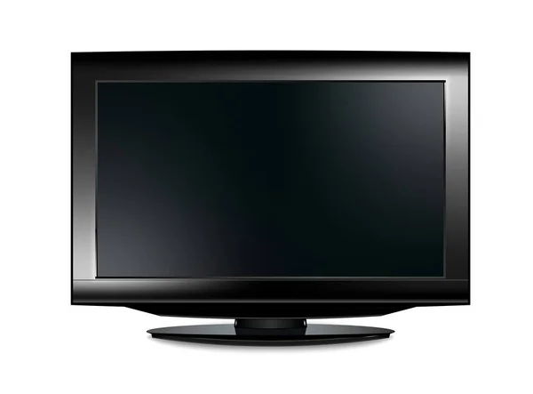 LCD tv reális vektoros illusztráció — Stock Vector