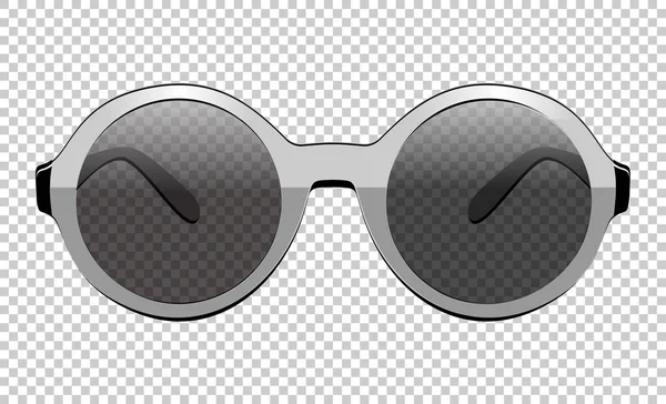 Gafas Sol Vector Ilustración Realista Sobre Fondo — Archivo Imágenes Vectoriales