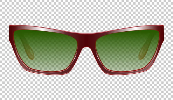 Gafas Sol Vector Ilustración Realista Sobre Fondo — Archivo Imágenes Vectoriales