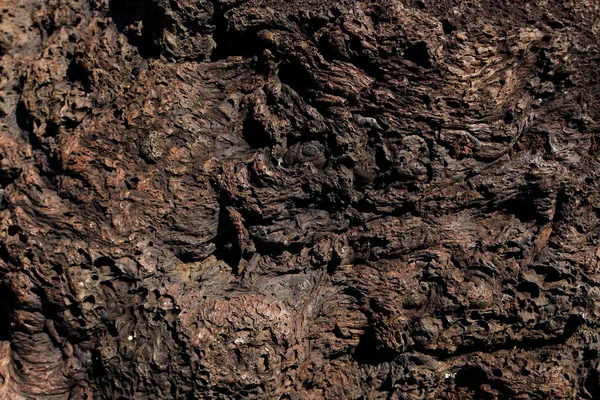 Tekstura zastygłej lawy wulkanicznej — Zdjęcie stockowe
