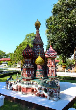 St Basil Katedrali Moskova'Mini Siam park