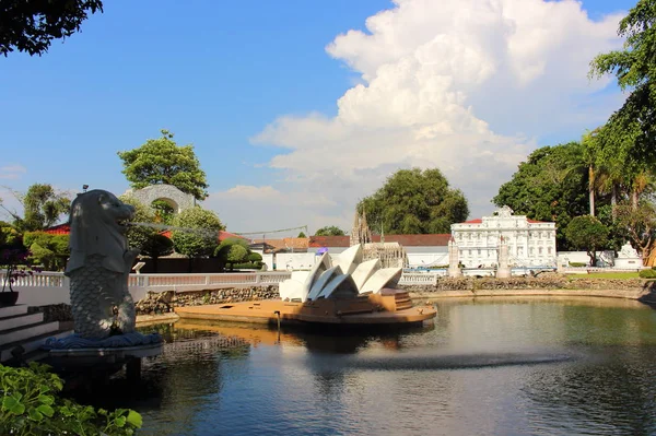 Mini Siam es una famosa atracción del parque en miniatura . — Foto de Stock