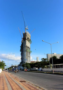 Yeni binanın inşaatı
