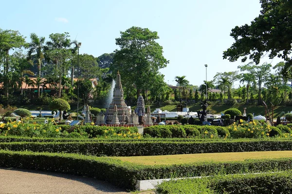 Yineleme Wat Arun minyatür Park Pattaya — Stok fotoğraf