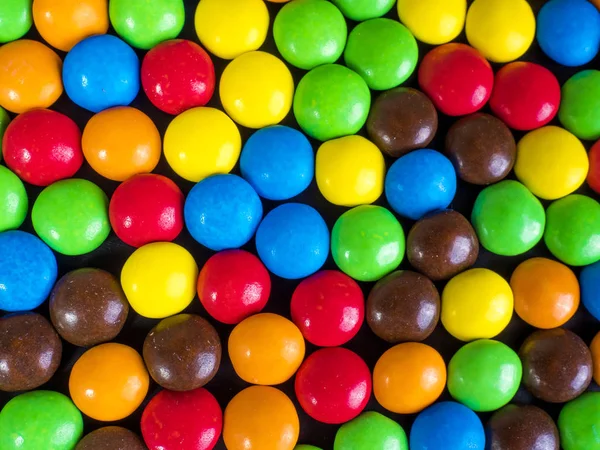 Çok renkli tatlı şeker. Paneli.