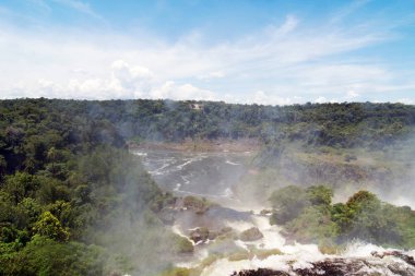 Iguazu Nehri, Misiones, Arjantin 'deki Iguazu Milli Parkı' nda.