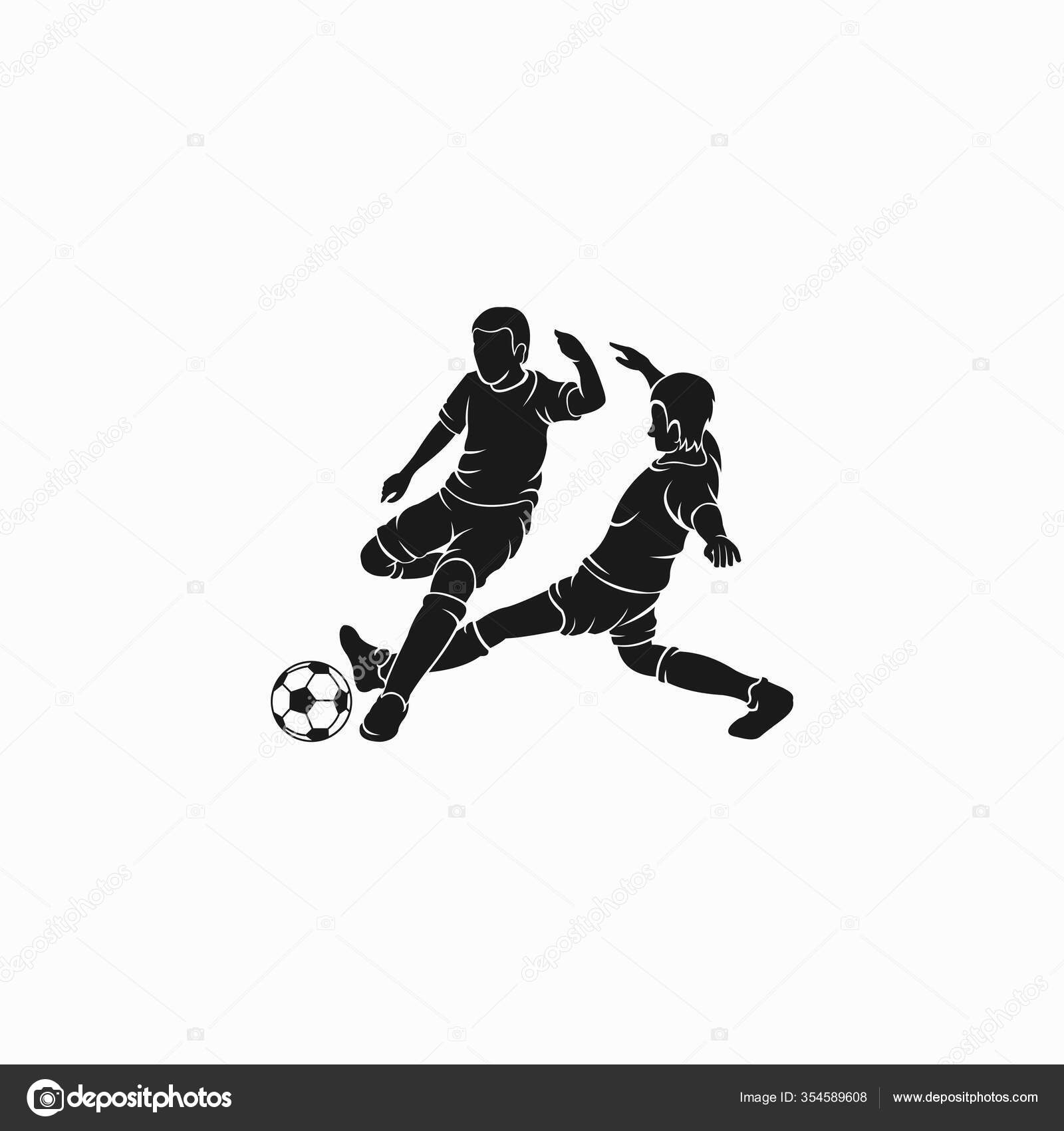 ドリブルしてるサッカー選手のベクトル ストックベクター C Nitarismayanti95 Gmail Com