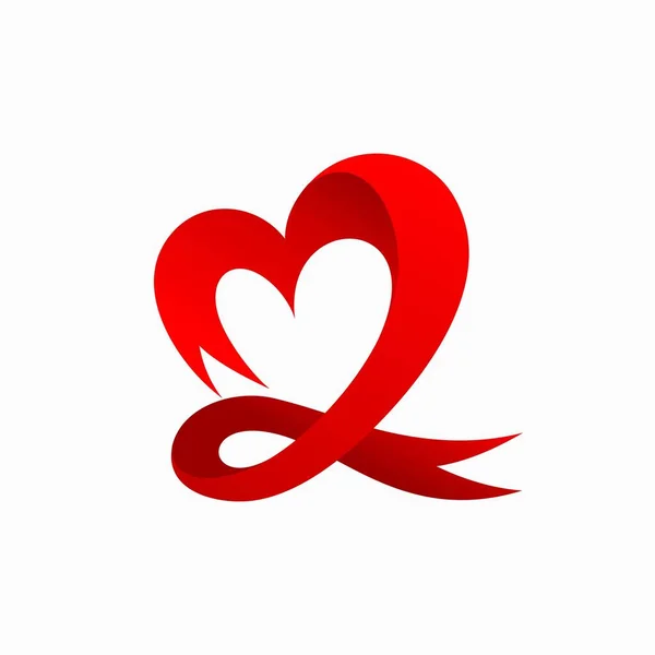 Logo Stuhy Které Vytvořilo Koncept Srdce — Stockový vektor