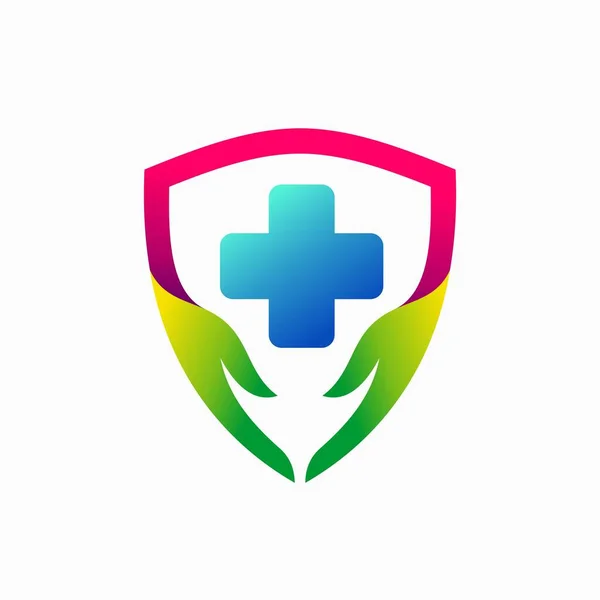 Shield Care Logo Design — Stock Vector