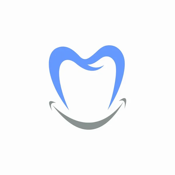 Dental Logo Formed Letter — Stock Vector