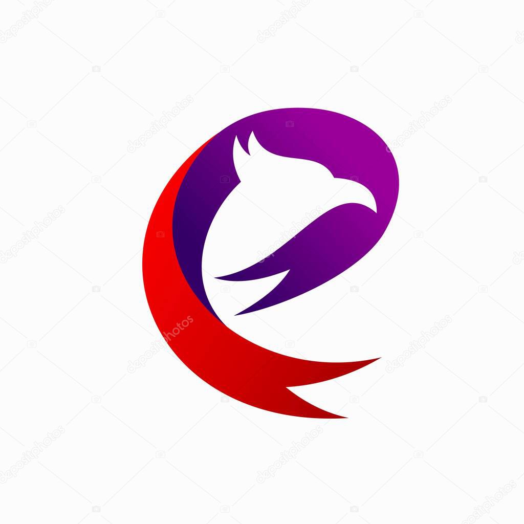 Phoenix Logo that formed letter E