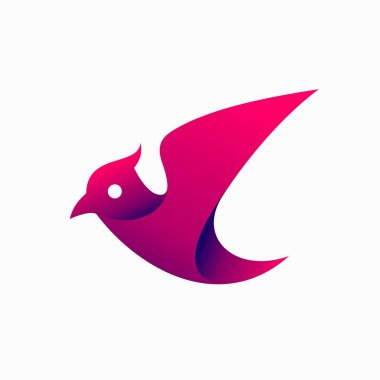 Güvercin logosu tasarımı, güvercin vektör çizimi