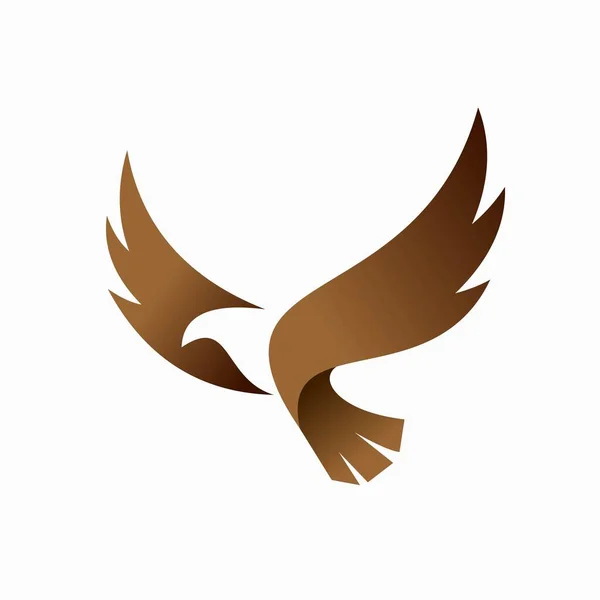 Condor Logo Vettoriale Uccello Logo Design — Vettoriale Stock