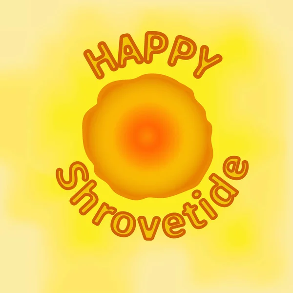 Diseño festivo Shrovetide. Semana de tortitas . — Vector de stock