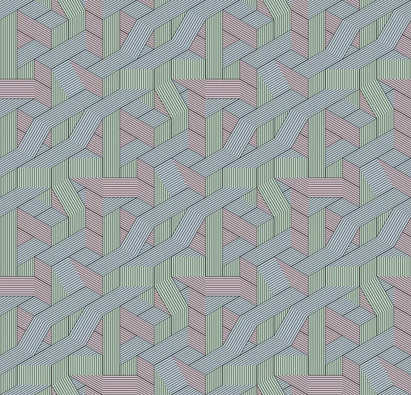 Abstrakta sömlösa surround mönster av kuber. — Stock vektor