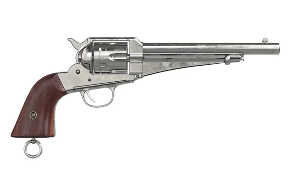 Pistolet cowboy, widok z boku — Zdjęcie stockowe