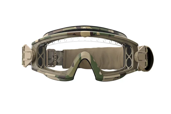 Военные очки Camo, вид спереди — стоковое фото