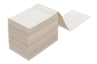 Kağıt yığın yığın etiket