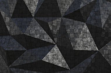 Metalik model soyut geometrik arka plan