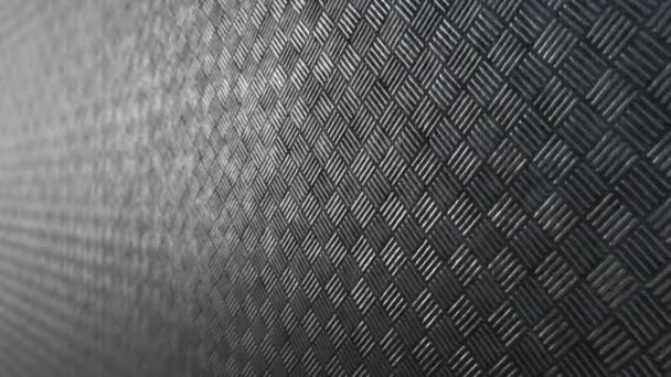 Dark steel square pattern background loop — Stock Video