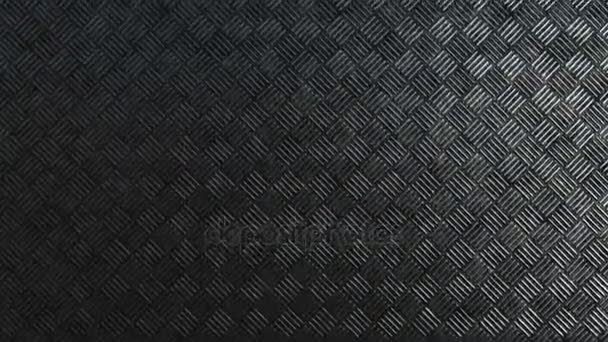 暗い鋼正方形パターン背景ループ — ストック動画