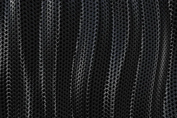 Dark metallic chain armor abstract soft background